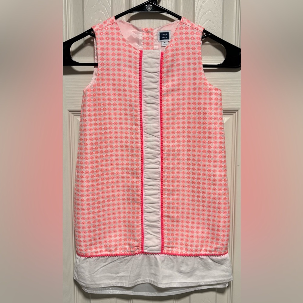 Janie and Jack Girls Geo Print Sleeveless Dress
